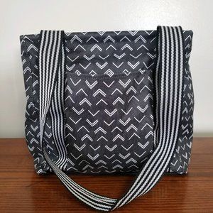 Small Utility Tote - Tip Top Chevron